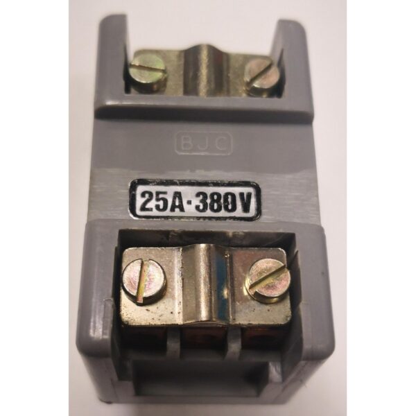 INTERRUPTOR UNIPOLAR  25A.BJC 380V GRIS  3085 G