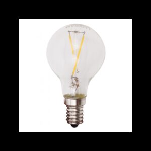 Bombilla 4w 4000k Led Filamento Esferica Clara E14 400lm 45x65