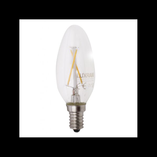 Bombilla 4w 4000k Led Filamento Vela Clara E14 400lm 35x99