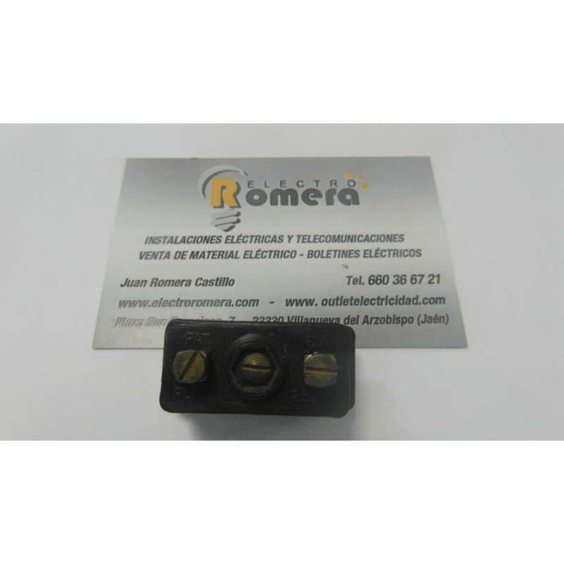 PULSADOR 250V 6A PAT PLAK