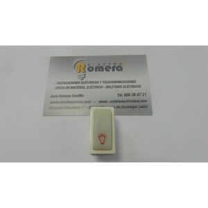 PULSADOR SIMBOLO LUZ BLANCO N  404
