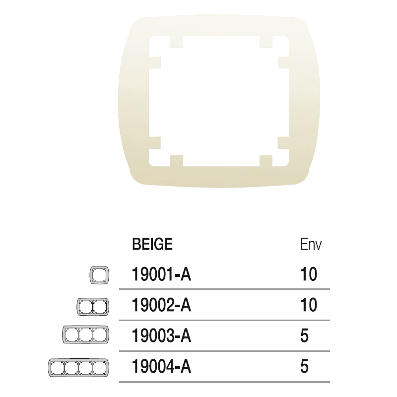 MARCO 4 ELEMENTOS HORIZONTAL BLANCO