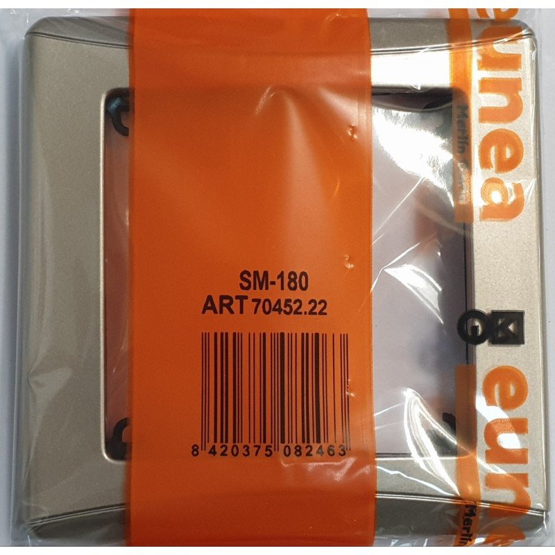 MARCO 1 ELEMENTO + EMBELLECEDORES LATERALES SM-180 COLOR TITANIO 70452.22