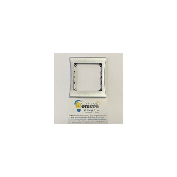 MARCO 1 ELEMENTOS SM180 ALUM.METALICO SIN EMBELLECEDOR 70402.29