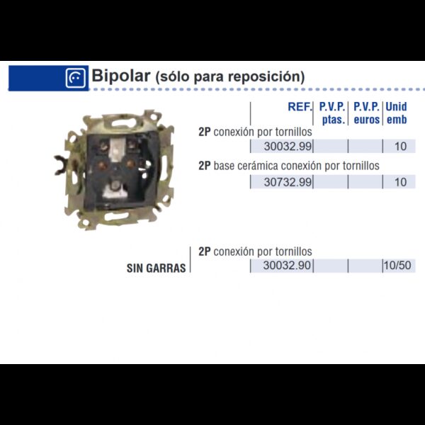 Base 2 POLOS CON BASTIDOR, sin garras 1 Base 2 POLOS CON BASTIDOR, sin garras