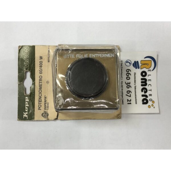 POTENCIOMETRO 60/400 W KOPP VISION SUPERFIL 13540 1 POTENCIOMETRO 60/400 W KOPP VISION SUPERFIL 13540