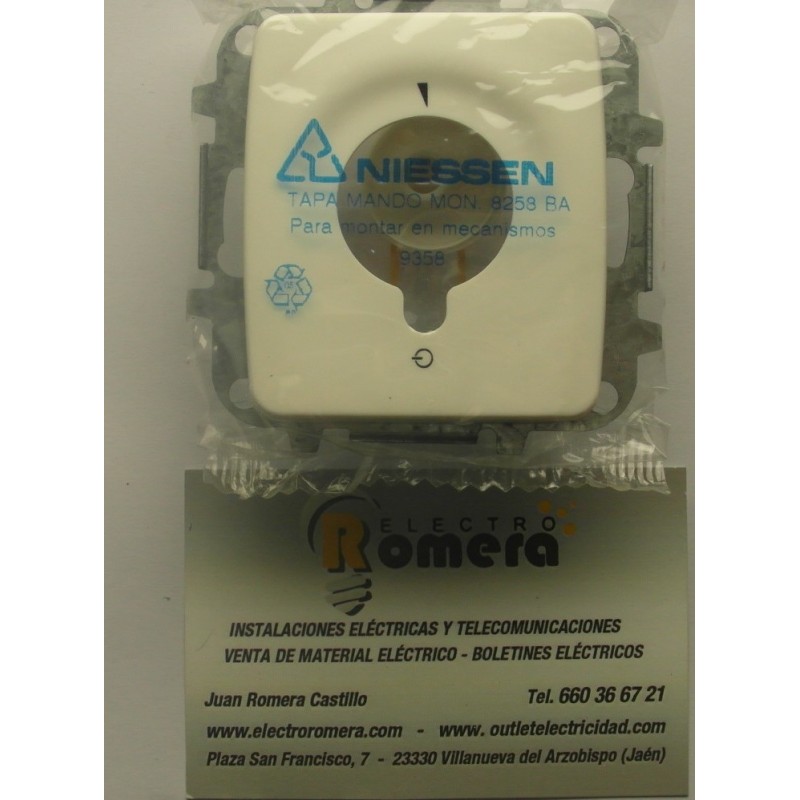 TAPA MANDO MONO SERIE ARCO BLANCO APINO 8258 BA