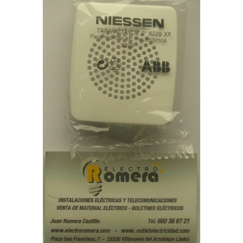 TAPA ALTAVOZ 2" PARA MONTAR EN MECANISMOS 8229 BA