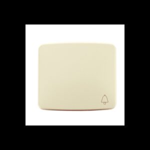 TECLA PULSADOR TIMBRE SERIE ARCO BLANCO MARFIL  8204 BM
