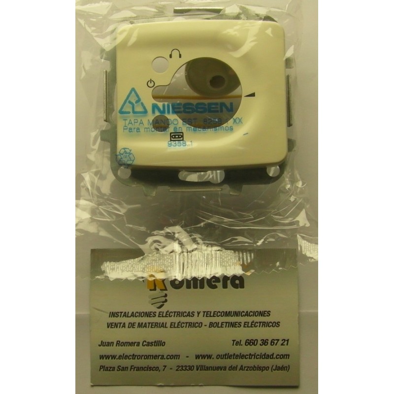 TAPA MANDO ESTEREO SERIE ARCO BLANCO MARFIL 8258.1 BM