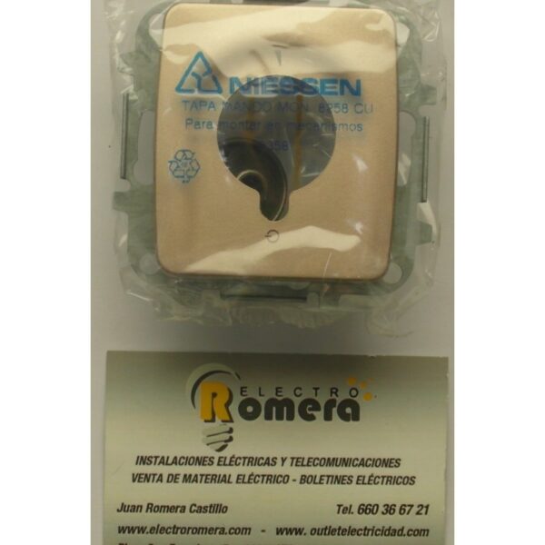 TAPA MANDO MONO SERIE ARCO COBRE 8258 CU 1 TAPA MANDO MONO SERIE ARCO COBRE 8258 CU