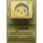 PLACA ENCHUFE BIPOLAR SERIE ARCO COBRE 8203 CU