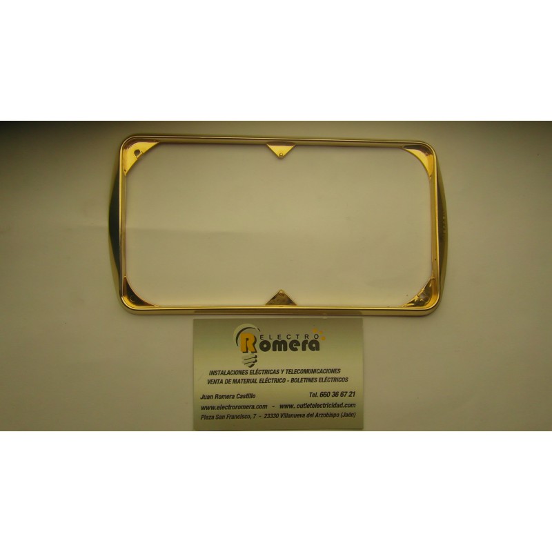 Embellecedor para marco 2 color oro stylo 2Marco embellecedor 2200.2 OR