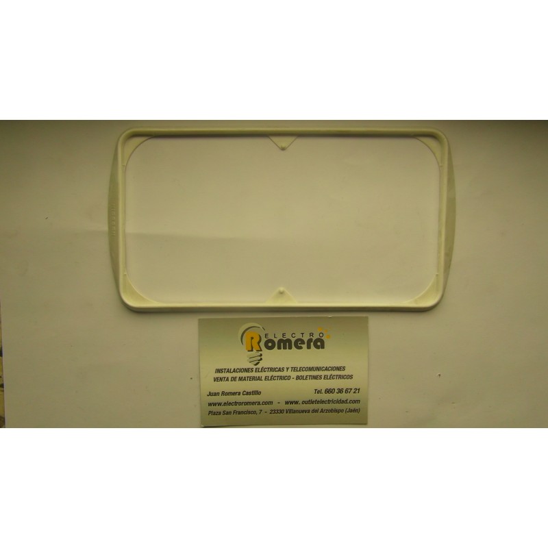 MARCO EMBELLECEDOR 2 COMBINACIONES BLANCO ALPINO STYLO 2200.2 BA