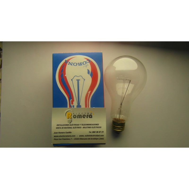 LAMPARA CORONA 125v de 200 W e27