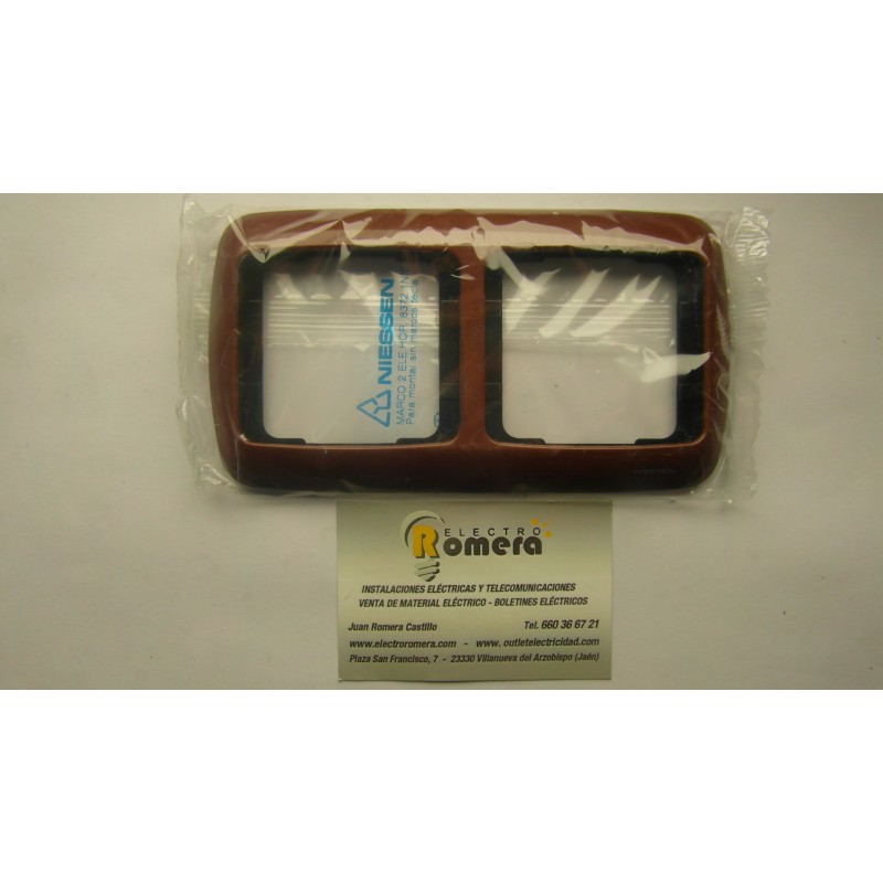 MARCO 2 ELEMENTOS HORIZONTALNARANJA METALIZADO SERIE ARCO