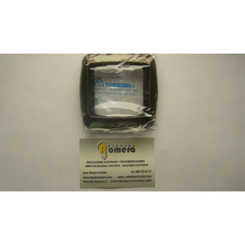 MARCO 1 ELEMENTO SERIE ARCO BRONCE METALIZADO 8371 BR