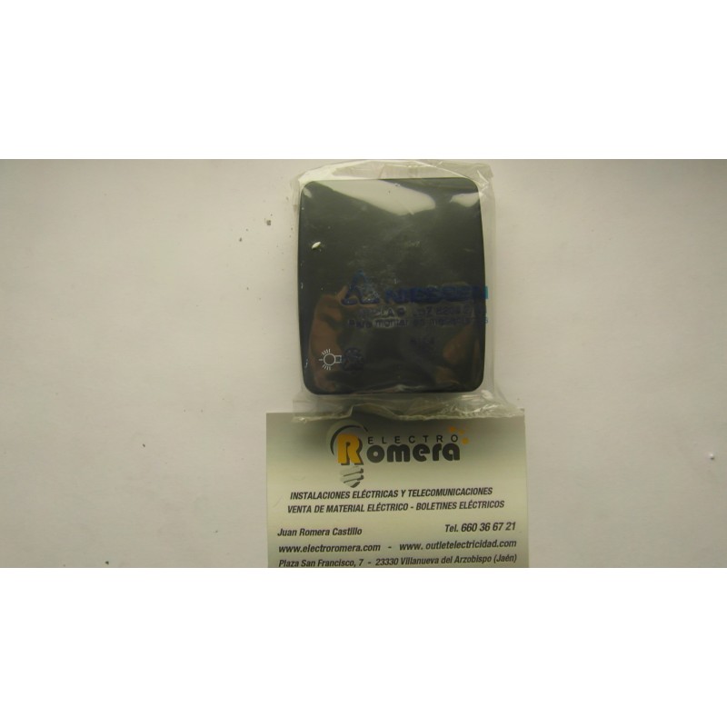 TECLA PULSADOR LUZ SERIE ARCO ANTRACITA 8204.2 AN