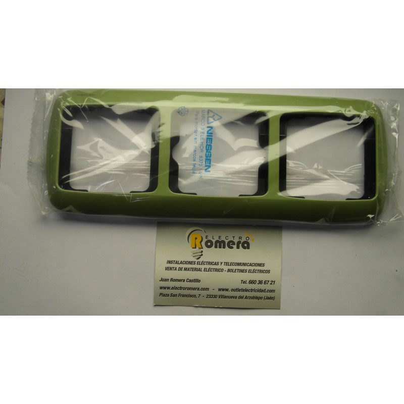 MARCO 3 ELEMENTOS HORIZONTAL SERIE ARCO VERDE POLAR