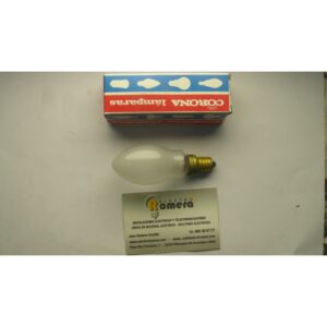 CORONA LAMPARA FLAMA LISA MATE 150V 25W  E14 BELLOTA