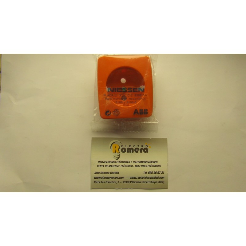 TAPA ENCHUFE SHUKO SERIE ARCO NARANJA 8288 NA