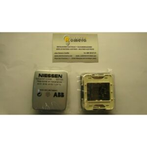 TECLA INTERRRUPTOR CONMUTADOR CRUZAMIENTO SERIE ARCO PLATA MATE 8201 PM