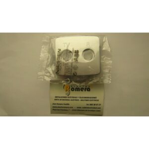 PLACA TOMA TV SERIE ARCO PLATA MATE  8250 PM
