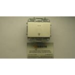 PULSADOR LUZ CON VISOR 10A/250V SERIE SIGNO BLANCO ALPINO