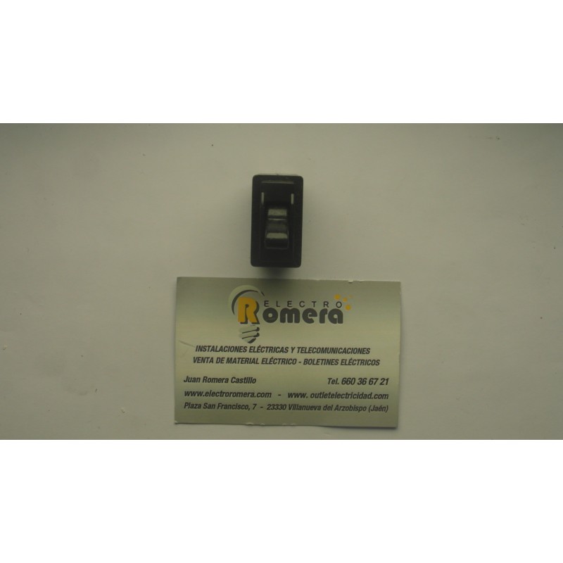 INTERRUPTOR NEGRO VINTAGE ORIGINAL CON PALANCA