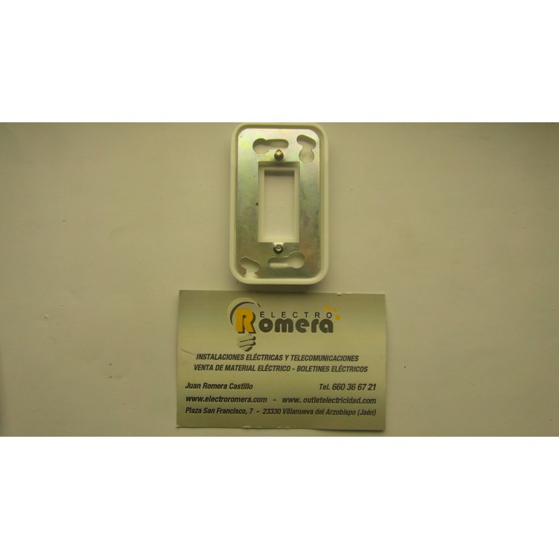 PLACA 1 ELEMENTO BLANCO