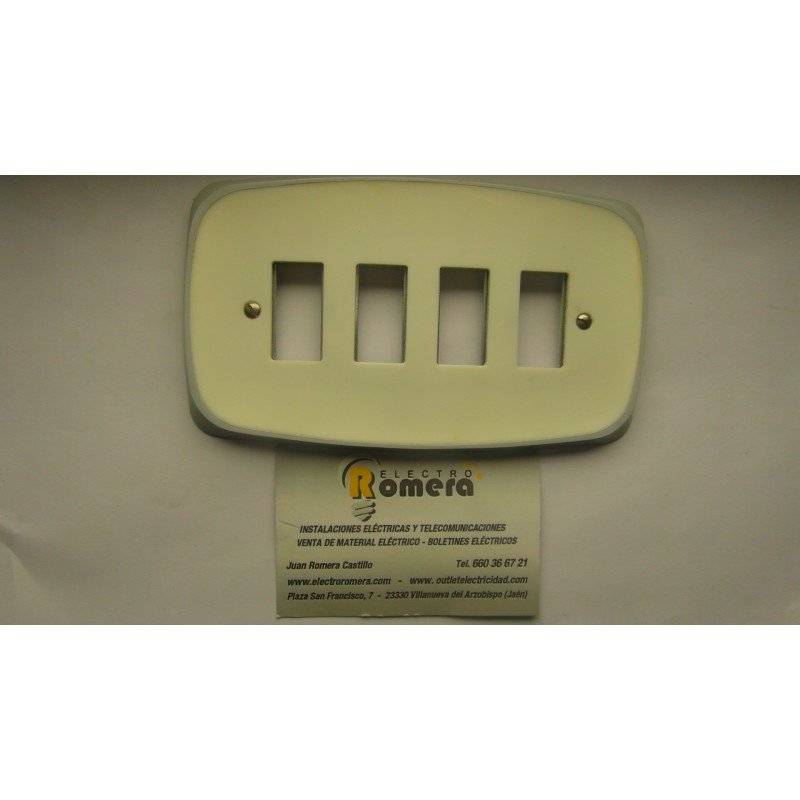 TAPA BICOLOR 4 ELEMENTOS Niessen