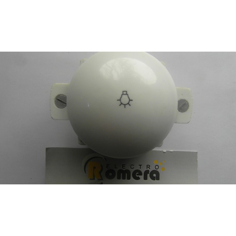 PULSADOR LUZ BLANCO ESFERICO 6 PULSADOR LUZ BLANCO ESFERICO