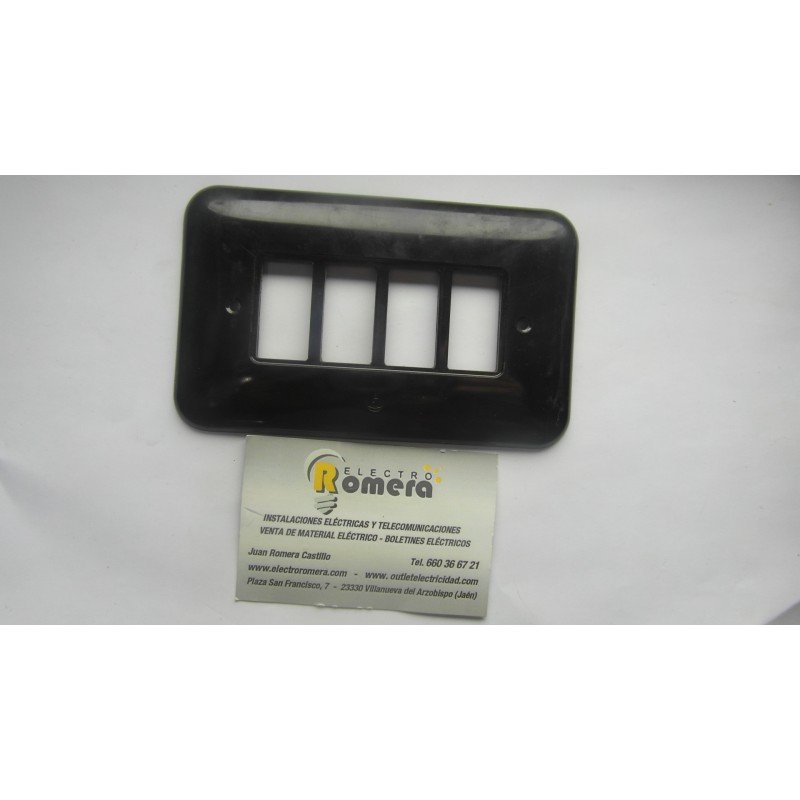 PLASTIMETAL MARCO 4 ELEMENTOS NEGRO 154 N