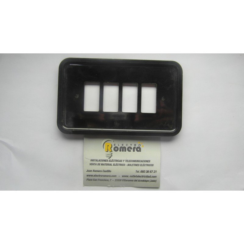 PLASTIMETAL MARCO 4 ELEMENTOS NEGRO 154 N