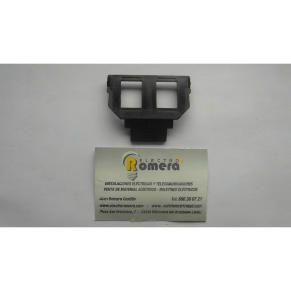 CONECTOR INFORMATICO SOPORTE 2X RJ45 AMP MECANISMOS SERIE DE LUJO 1 CONECTOR INFORMATICO SOPORTE 2X RJ45 AMP MECANISMOS SERIE DE LUJO