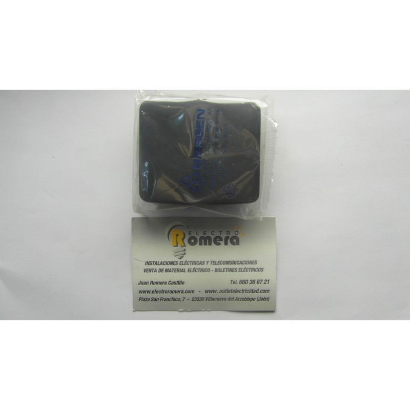 TECLA COMBINACION INTERRUPTOR-CONMUTADOR S ERIE ARCO ANTRACITA 8201 AN