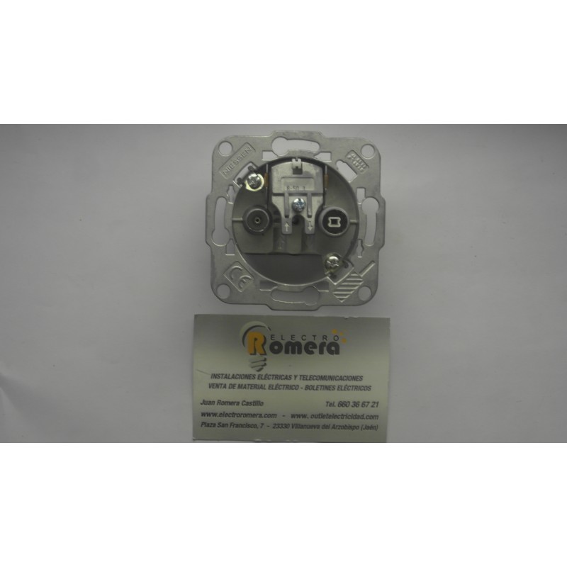 TOMA TV/R CON FILTRO INS. DERIVACION SEPARADOR MECANISMOS SERIE LUJO