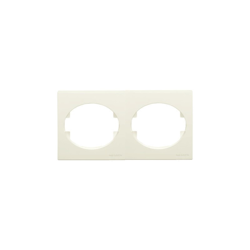 MARCO 2 ELEMENTOS HORIZONTAL TACTO BLANCO 5572.1 BL