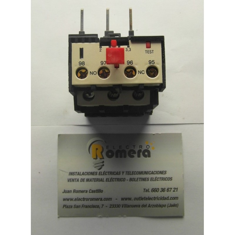 RELE TERMICO LOVATO 2 A 2,3 A NUEVO