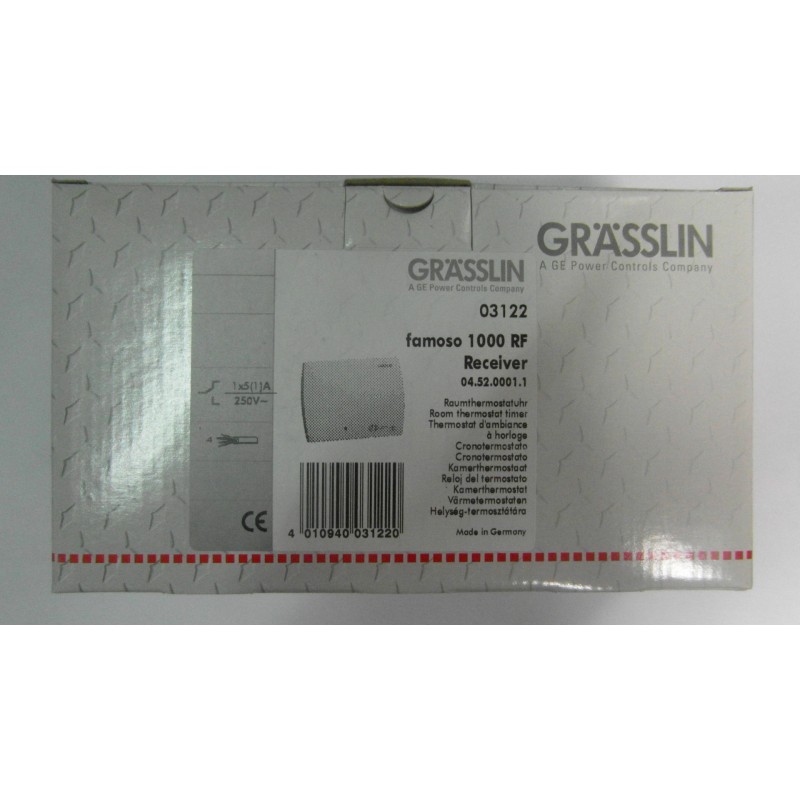 CRONOTERMOSTATO GRASSLIN FAMOSO 1000 RF