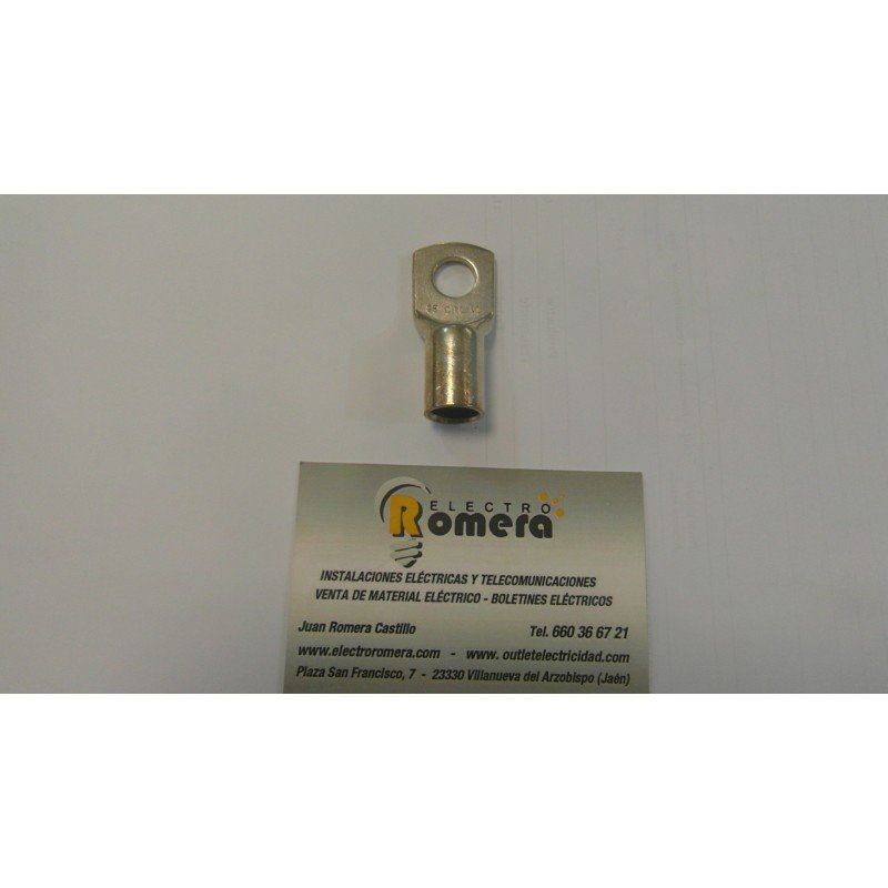 TERMINALES DE COBRE METALICOS 70MMX10 AGUJERO 3 TERMINALES DE COBRE METALICOS 70MMX10 AGUJERO