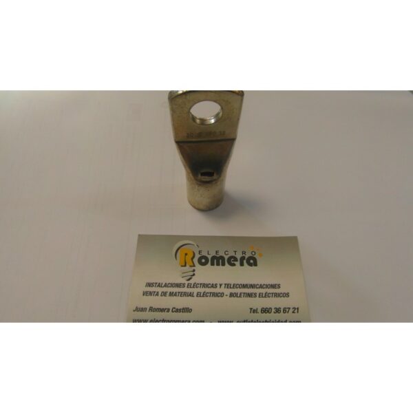 TERMINALES DE COBRE METALICOS 150MMX12 MM AGUJERO 1 TERMINALES DE COBRE METALICOS 150MMX12 MM AGUJERO