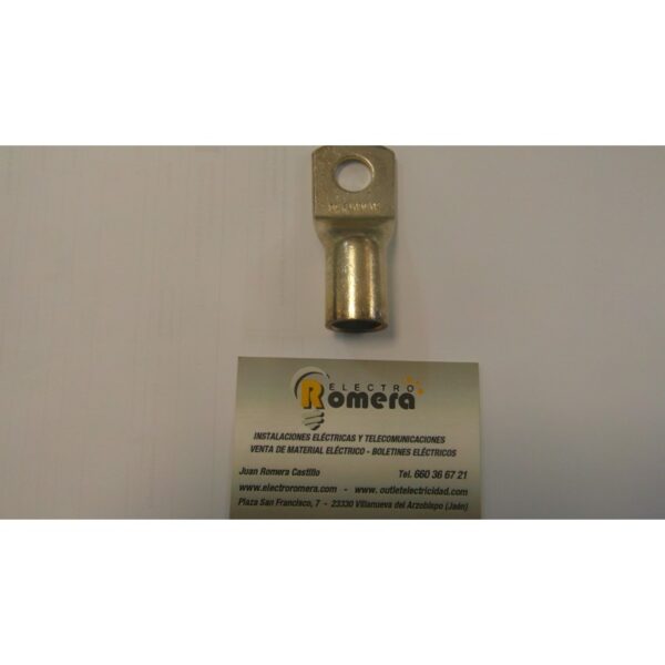 TERMINALES DE COBRE METALICOS 150MMX12 MM AGUJERO 3 TERMINALES DE COBRE METALICOS 150MMX12 MM AGUJERO