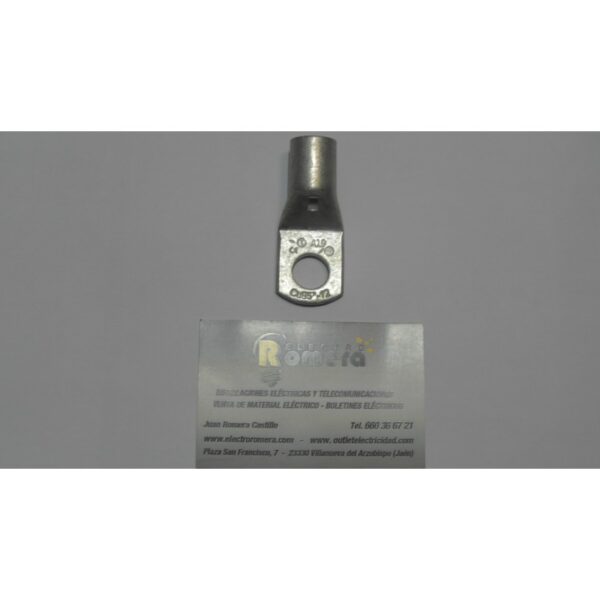TERMINALES DE COBRE METALICOS 95MMX12 MM AGUJERO 1 TERMINALES DE COBRE METALICOS 95MMX12 MM AGUJERO