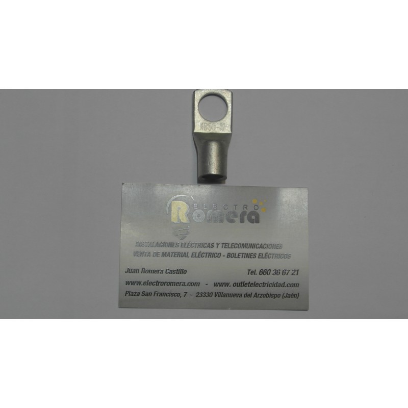 TERMINALES DE COBRE METALICOS 50MMX12 MM AGUJERO