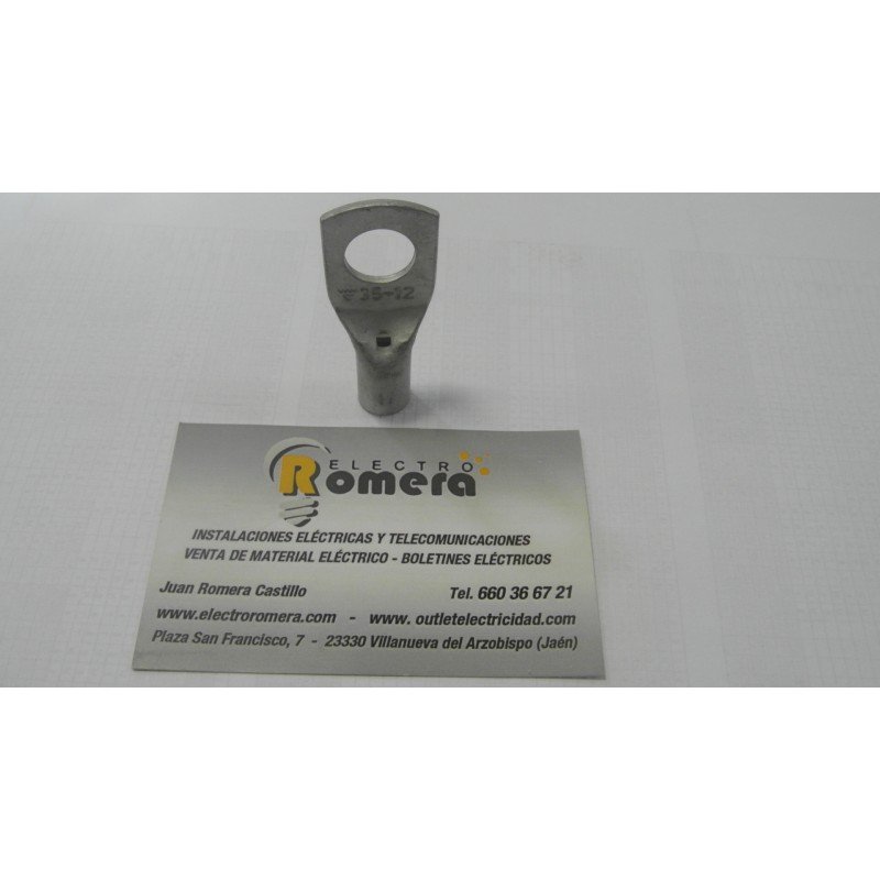 TERMINALES DE COBRE METALICOS 35MMX12 MM AGUJERO