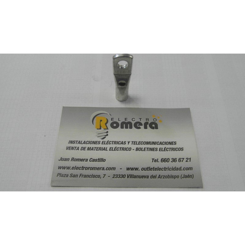 TERMINALES DE COBRE METALICOS 16MM X 6 MM AGUJERO