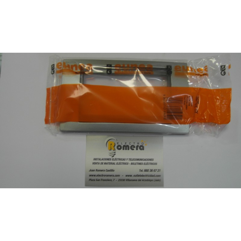 MARCO 4 MODULOS VERDE FLUOR/ GRAFITO EUNEA UNICA