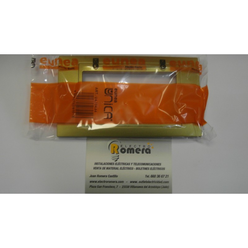 MARCO 4 MODULOS DORADO EUNEA UNICA