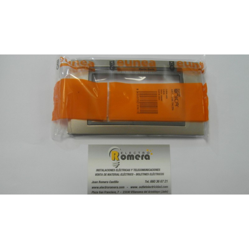 MARCO 4 MODULOS COBRE GRAFITO